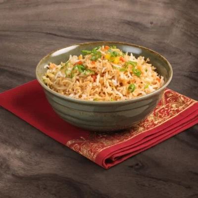 Fried rice with vegetables
